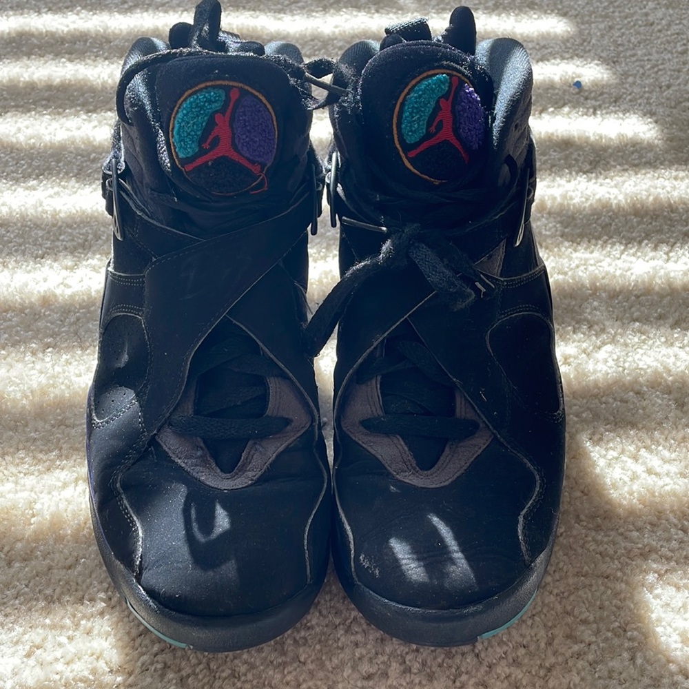 Good Condition- Air Jordans 8 Retro ‘Aqua’ size 7.5